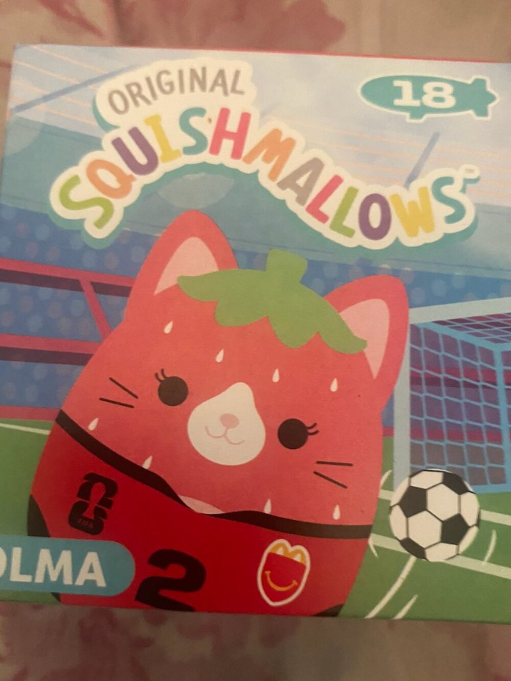 Fifa Mcdonalds Squishmallows Strawberry Kitty Olma 18